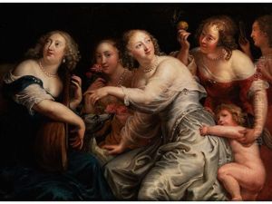 Allegorie Der Funf Sinne by Theodor Van Thulden