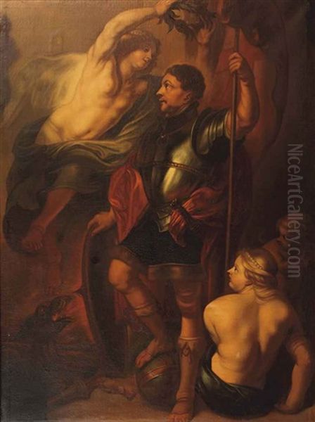 Saint George Crowned With Laurels - view 1