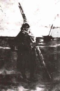 The Fisher Woman by Thure Thulstrup