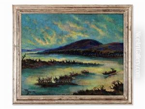 'tote Wasser An Der Donau' by Erich Thum