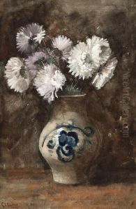 Chrysanthemum In A Pot by George Hendrik Breitner