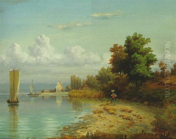 A Summer River Landscape - view 1