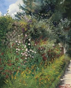 Ein Bluhender Gartenweg by (Princess) Margareta von Thurn und Taxis