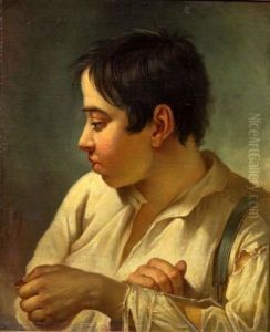 Boy With A Penny by Heinrich Thurnes
