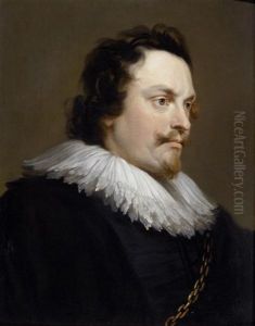 Portrait Eines Edlen Herren (frederik De Marselaer?) by Pieter Thys