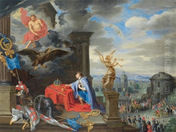 Konig Ludwig Xiii. Von Frankreich Als (vergeblicher) Anwarter Auf Die Kaiserwurde, Die Durch Rund 600 Jahre, Mit Einer Dreijahrigen Unterbrechung, Das Haus Habsburg Innehatte - view 1