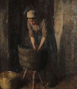 Femme A La Cuve by Carolus Johannes Thysen