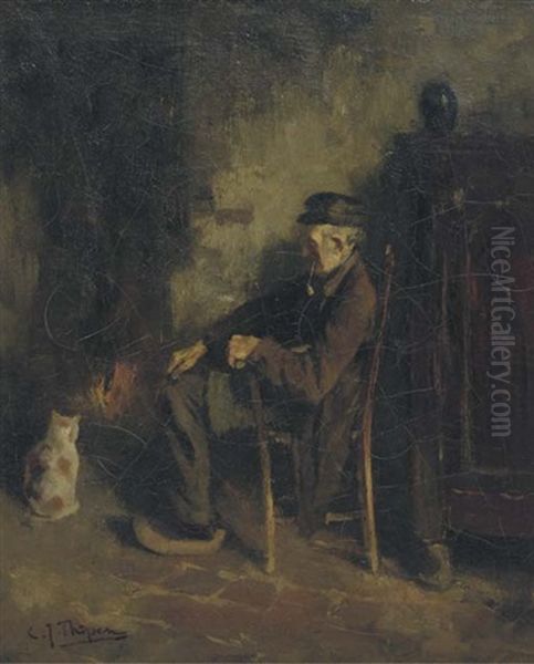Resting By The Fire - view 1
