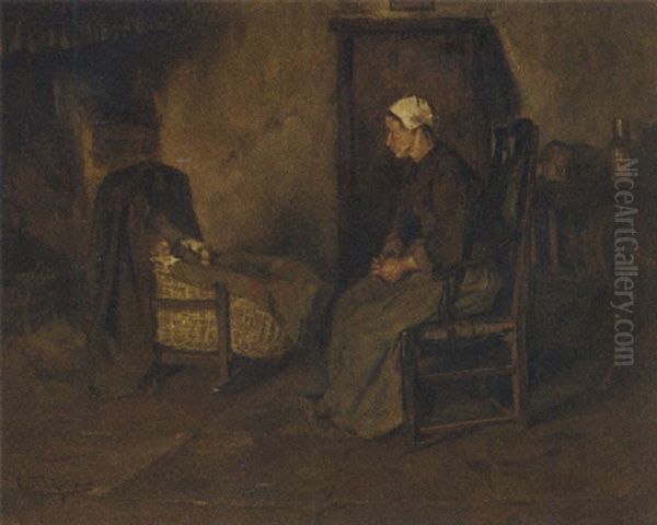 A Mother And Child In An Interior - view 1