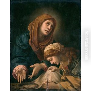 The Virgin And St Veronique With The Relics Of Passion