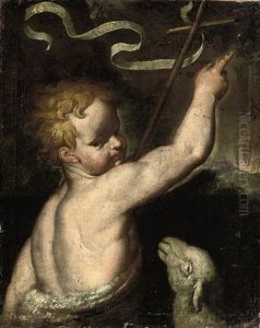 The Infant Saint John The Baptist by Pellegrino Tibaldi