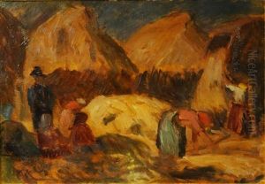 Threshing by Erno Tibor