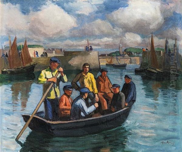 Fishermen In Bretagne - view 1