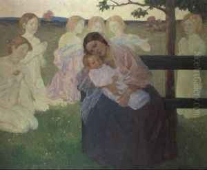 Madonna Mit Engeln by Hans Tichy