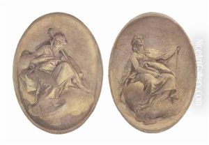 An Allegorical Female Figure; And An Allegory Of Music by Giovanni Battista Tiepolo