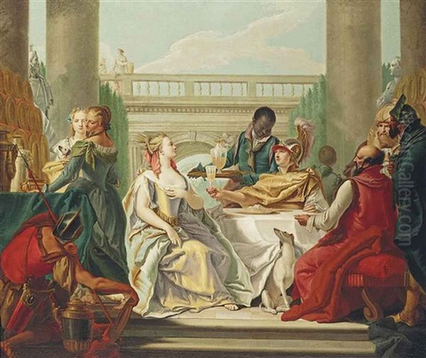 The Banquet Of Cleopatra And Marc Anthony - view 1