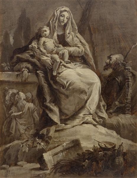 Rest On The Flight Into Egypt - view 1