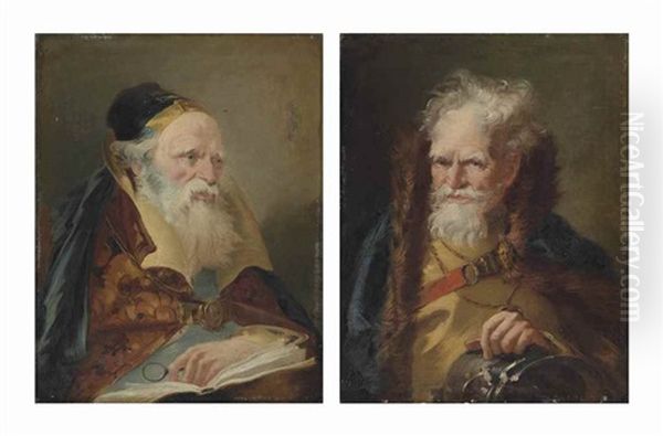 Head Of A Philosopher; And Head Of A General - view 1
