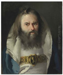 Portrait Of A Man by Lorenzo Tiepolo