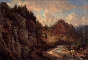 Bergsback by Paul (Freiherr von) Tiesenhausen