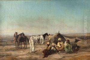 Arab Encampment by Louis Comfort Tiffany