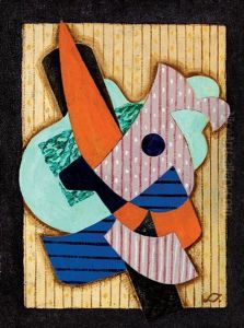 Abstrakt Still Life With Playfull Figures