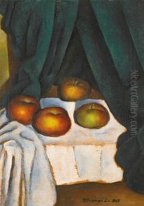 Still Life With Fruit by Lajos Tihanyi