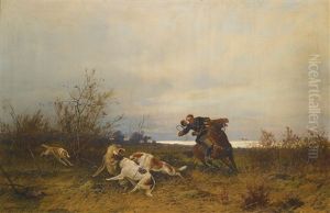 Hunting Scene Hunting Scene