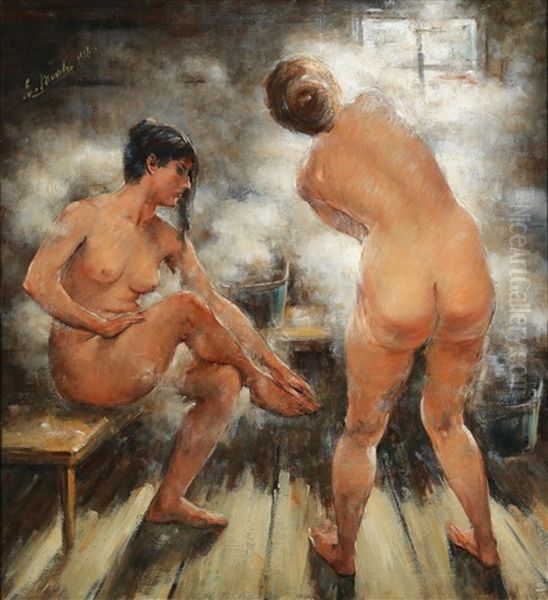 A Russian Steambath - view 1
