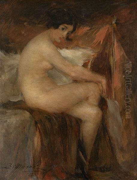 Sitting Nude - view 1