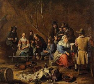 Village Market by Gillis van Tilborgh