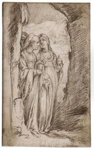Recto: Vestal Virgins Verso: Head Of A Girl