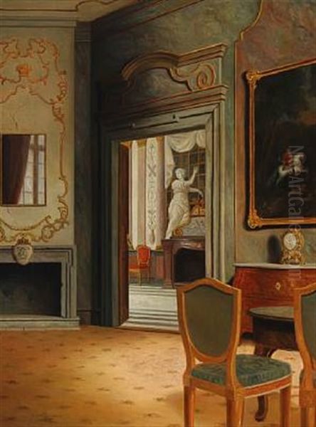 Interior From The Hermitage Palace In Denmark - view 1