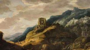 Panoramic Landscape With Ruins