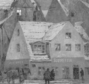 Altes Wirtshaus In Kopenhagen by Karl Max Tilke