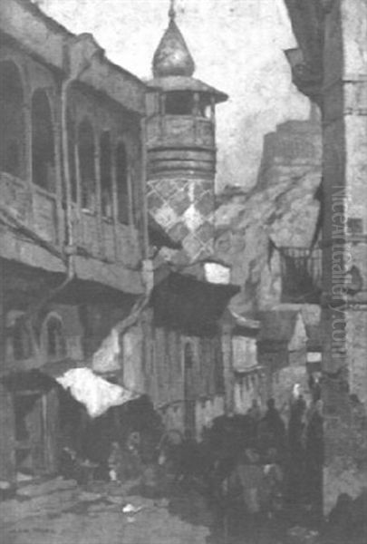 Orientalische Strasenszene (kairo?) - view 1