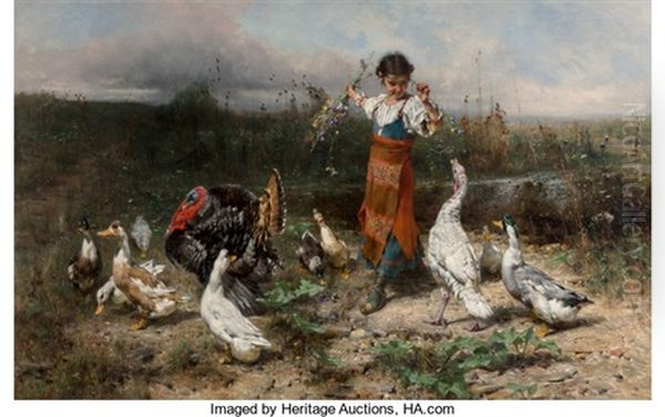 The Little Goose Girl - view 1