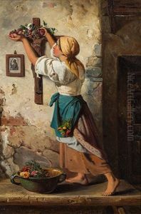 Floral Decoration For The Crucifix