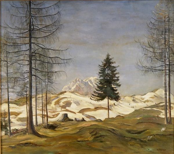 Larchen Im Fruhling - view 1