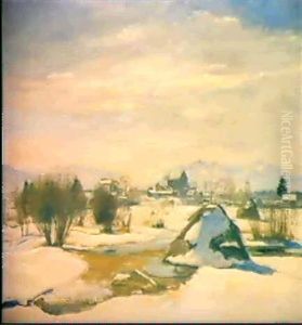 Winterlandschaft by Harald Tillberg