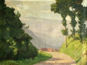Alpine Landscape by Janis Roberts Tillbergs