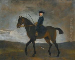 Portrait Of A Gentleman On Horseback