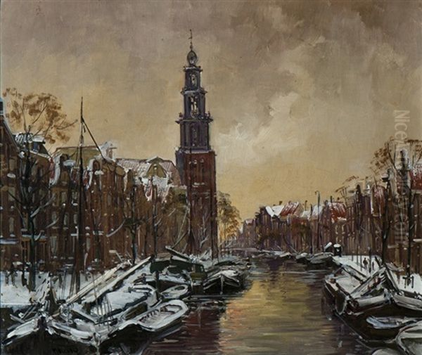 A View Of The Prinsengracht With The Westertoren - view 1