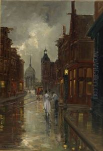 Evening Reflections by Jan Hermanus Melchior Tilmes