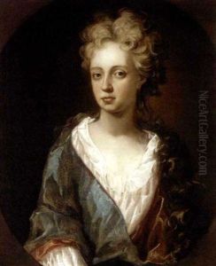 Portrait Of A Lady (+ A Portrait Of A Young Girl, (her Daughter?); Pair)