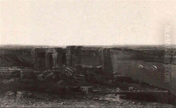 Ruins Of Kom Ombo On The Nile - view 1