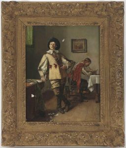 "zwei Landsknechte In Der Stube" by Heinrich Breling