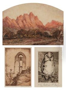 Mountainous Landscape by William Mitcheson Timlin