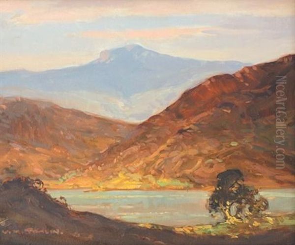 A River Through A Mountainous Landscape - view 1