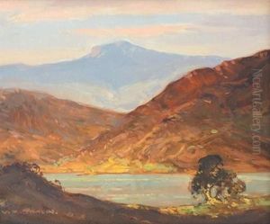 A River Through A Mountainous Landscape